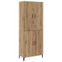 Alacena 2 pcs Roble artisan 69.5 x 34 x 180 cm