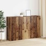 Armarios Montados en la Pared 2 pcs Madera vieja