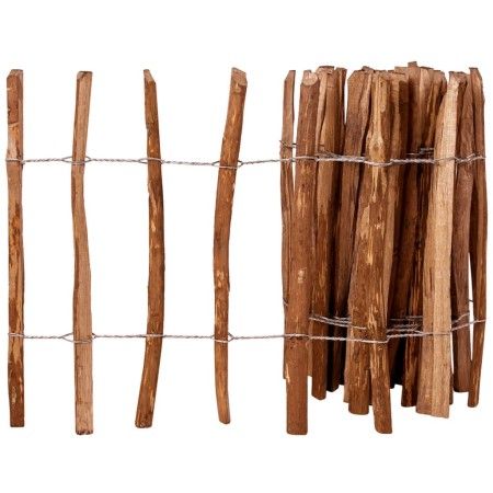Hazel wood stake fence 60x500 cm by vidaXL, fence panels - Ref: Foro24-43140, Price: 83,26 €, Discount: %
