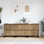 Tableros Lateral 3 pcs Roble artisan 180 x 35 x 70 cm