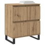 Tableros Lateral 3 pcs Roble artisan 180 x 35 x 70 cm
