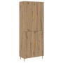 Alacena Roble artisan 69.5 x 34 x 180 cm Madera contrachapada
