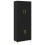 Alacena Roble negro 69.5 x 34 x 180 cm Madera contrachapada