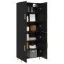 Alacena Roble negro 69.5 x 34 x 180 cm Madera contrachapada