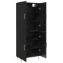 Alacena Roble negro 69.5 x 34 x 180 cm Madera contrachapada
