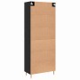 Alacena Roble negro 69.5 x 34 x 180 cm Madera contrachapada