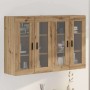Armarios Montados en la Pared 2 pcs Roble artisan