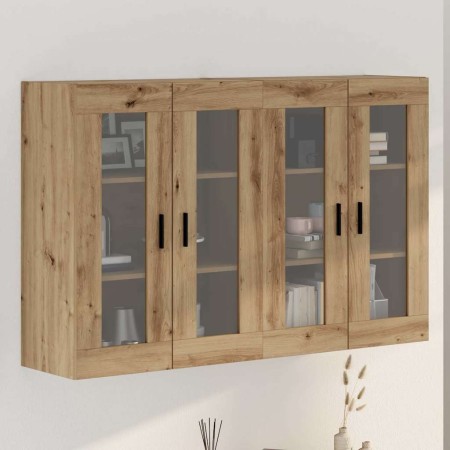 Armarios Montados en la Pared 2 pcs Roble artisan