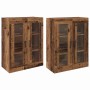 Armarios Montados en la Pared 2 pcs Madera vieja