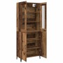 Alacena 2 pcs Madera vieja 69.5 x 34 x 180 cm