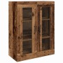 Alacena 2 pcs Madera vieja 69.5 x 34 x 180 cm