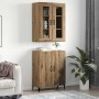Alacena 2 pcs Roble artisan 69.5 x 34 x 180 cm
