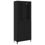 Alacena 2 pcs Roble negro 69.5 x 34 x 180 cm