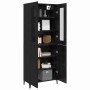 Alacena 2 pcs Roble negro 69.5 x 34 x 180 cm