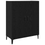 Alacena 2 pcs Roble negro 69.5 x 34 x 180 cm
