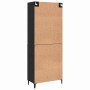 Alacena 2 pcs Roble negro 69.5 x 34 x 180 cm