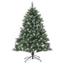 ÁrboldeNavidadartificial con luces de tiras LED Verde 150cm PVC