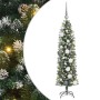 Árbol Navideño Artificial Delgado Verde 120 cm Plástico y PVC