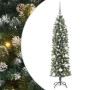 Árbol Navideño Artificial Delgado Verde Plástico