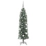 Árbol Navideño Artificial Delgado Verde Plástico