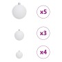 Árbol de Navidad artificial Verde 120 cm PVC