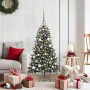 ÁrboldeNavidadartificial con luces de tiras LED Verde 120cm PVC