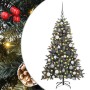 ÁrboldeNavidadartificial con luces de tiras LED Verde 120cm PVC