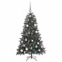 ÁrboldeNavidadartificial con luces de tiras LED Verde 150cm PVC