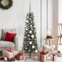 ÁrboldeNavidadartificial con luces de tiras LED Verde 120cm PVC