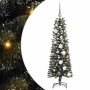 ÁrboldeNavidadartificial con luces de tiras LED Verde 120cm PVC