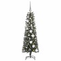 ÁrboldeNavidadartificial con luces de tiras LED Verde 120cm PVC