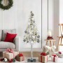 Árbol de Navidad con luces de tiras LED 120 cm PE