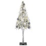 Árbol de Navidad con luces de tiras LED 120 cm PE