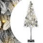 Árbol de Navidad con luces de tiras LED 150 cm PE