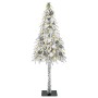 Árbol de Navidad con luces de tiras LED 150 cm PE