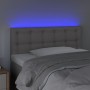 Headboard with LED gray synthetic leather 100x5x78/88 cm by vidaXL, Headboards and footboards - Ref: Foro24-3121700, Price: 4...
