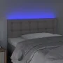 Kopfteil mit LED-grauem Kunstleder 100x5x78/88 cm von vidaXL, Kopf- und Fußteile - Ref: Foro24-3121700, Preis: 43,61 €, Rabat...