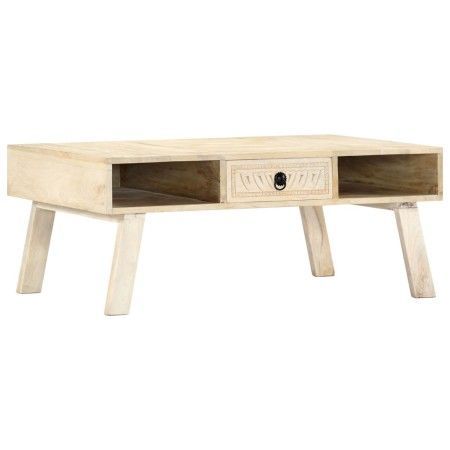 Couchtisch aus massivem Mangoholz, 100 x 60 x 40 cm von vidaXL, Couchtisch - Ref: Foro24-282868, Preis: 118,25 €, Rabatt: %