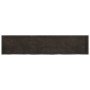 Estante pared madera roble tratada marrón oscuro 180x40x(2-4)cm