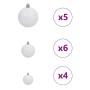 Árbol de Navidad artificial Verde 120 cm PVC