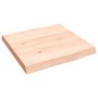 Tablero de mesa madera maciza borde natural 40x40x(2-4) cm en Tableros para mesas | Comprar online en Foro24