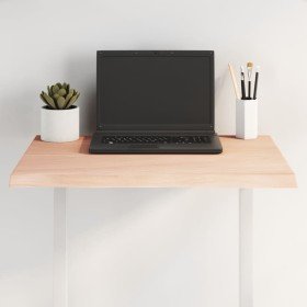 Tablero de mesa madera maciza roble borde natural 60x40x2 cm Tablero de mesa madera maciza roble borde natural 60x40x2 cm