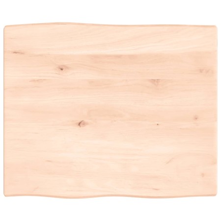 Tablero de mesa madera maciza roble borde natural 60x50x2 cm en Tableros para mesas | Comprar online en Foro24