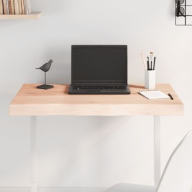 Tablero de mesa madera maciza borde natural 80x60x(2-6) cm Tablero de mesa madera maciza borde natural 80x60x(2-6) cm