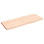 Tablero de mesa madera maciza borde natural 100x40x(2-4) cm