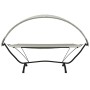 Tumbona de jardín con dosel de acero y tela oxford crema de vidaXL, Camas para exteriores - Ref: Foro24-317601, Precio: 144,7...