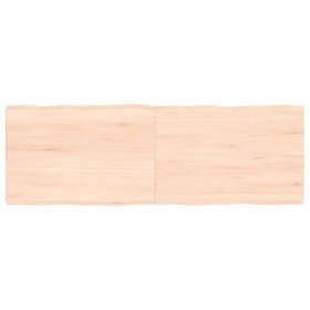 Tablero de mesa madera maciza borde natural 120x40x(2-4) cm Tablero de mesa madera maciza borde natural 120x40x(2-4) cm