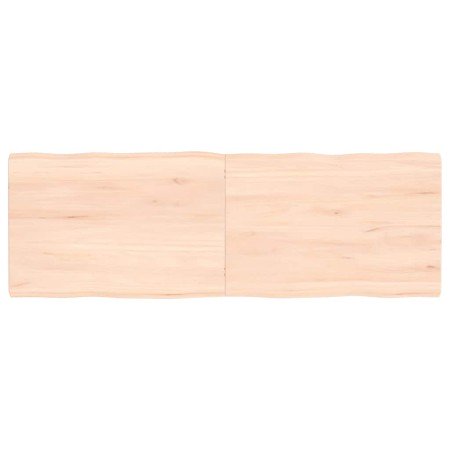 Tablero de mesa madera maciza borde natural 120x40x(2-4) cm en Tableros para mesas | Comprar online en Foro24