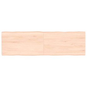Tablero de mesa madera maciza borde natural 140x40x(2-4) cm Tablero de mesa madera maciza borde natural 140x40x(2-4) cm