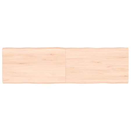 Tablero de mesa madera maciza borde natural 140x40x(2-4) cm